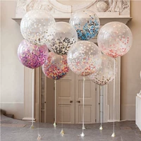 Воздушный шар, латексные прозрачные импортные блестки для ногтей, детский макет, вечернее платье, популярно в интернете, увеличенная толщина