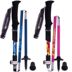 Trailblazer trekking cực carbon siêu nhẹ telescopic siêu ngắn hấp thụ đi bộ trekking cực gấp gậy mía - Gậy / gậy 	bán gậy baton cho người già Gậy / gậy