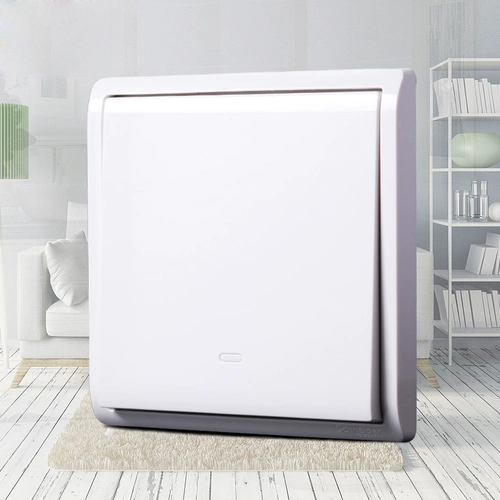 Шнайдер -переключатель панель 86 Тип Fengshangya Одинокий разомкнутый одноконтрол одно -Контрольный одно -Контрольный Одиночный переключатель с флуоресценцией