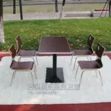 Фост -фуд закусочной батончик и стул Комбинированные KFC обеденный стол