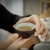 Sân nhỏ Zen gió đen gốm tách trà gốm Kung Fu bộ sản phẩm tách cốc đơn tách cá nhân chén trà kiểu Nhật gốm đen cốc Trà sứ