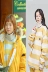 Bộ phim truyền hình Hàn Quốc tạ cổ tích vàng Jinfuzhu Li Kinh Thánh với đoạn cao cổ áo đáy áo sọc áo len phụ nữ mới mùa đông cộng với nhung dày thoi trang cong so Áo len