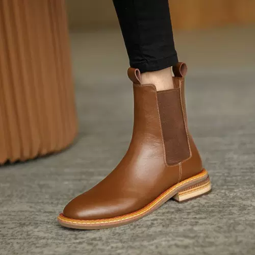 Martens, челси, демисезонные универсальные короткие сапоги, 2020, из натуральной кожи