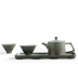 Một bình, hai tách, bộ trà, cốc hành khách nhanh bằng gốm, hai tách, ấm trà, bàn bọt khô, bộ ấm trà đơn giản, du lịch xách tay - Trà sứ bình pha trà thủy tinh lock&lock Trà sứ