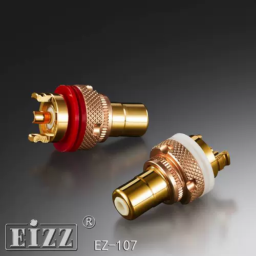 Eizz Boutique RCA Сиденье сиденье Tefong EZ-107 Фосфатное бронзовое золото.