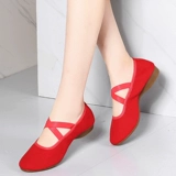 Летняя обувь, тканевые танцующие туфли, мягкая подошва