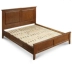 Nội thất châu Âu Mỹ đơn giản giường đôi 1,8 m gỗ rắn retro đơn giản giường cưới giường ngủ bàn giường - Bộ đồ nội thất ghế sofa phòng khách Bộ đồ nội thất