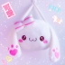 Nhật bản mềm chị dễ thương thỏ đầu Lolita xiên Hàn Quốc phiên bản của di động sang trọng ba lô hoang dã lop tai thỏ