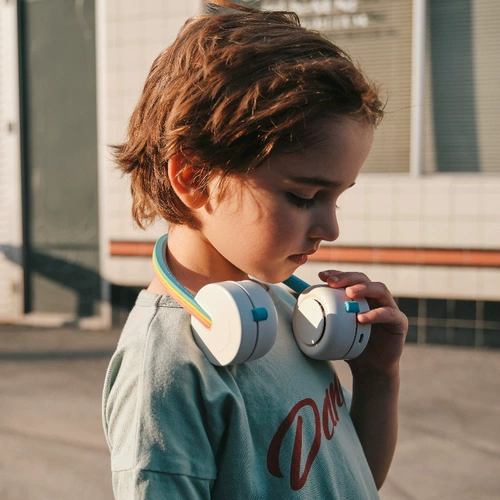 Zoyzoii Портативные детские висящие вентиляторы USB -фанаты USB -зарядки с ленивым мини -лиличным малым вентилятором электричества