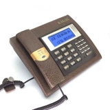 Zhongnuo S036 Callery Display Подарки с высоким уровнем кожаного телефонного офиса Полно -временной фиксированный босс стационар