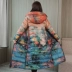 Mùa thu đông 2018 mới của phụ nữ phiên bản Hàn Quốc của chiếc áo khoác dày xuống nữ dài qua đầu gối màu áo mẹ cỡ lớn Xuống áo khoác