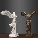 Победа крыльца Фигура богиня, как скульптурные ремесла, домашние украшения декоративные украшения модельные комнаты Украшение