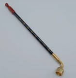 Новый сингл использует агат -камень во рту с твердым деревом сухого дымового полюса Ji xioolan расширенный сигаретный винтовый стержень медная сигаретная кастрюль высокая температура