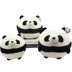 Búp bê đồ chơi sang trọng tròn bóng đen và trắng khổng lồ Panda Doll Thành Đô Du lịch Lưu niệm Làm quà tặng LG - Đồ chơi mềm gấu shop Đồ chơi mềm