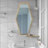 Современный и минималистичный декор для ванной комнаты для гостиной, креативное зеркало