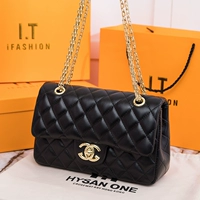 Черная подарочная коробка с чистой цепью с большим освещением