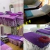 Beauty salon khăn tắm bán buôn dành cho người lớn giường massage khăn trải giường đặc biệt lớn khăn bông dày hấp mềm hấp bộ ga giường Khăn trải giường