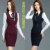 Áo vest nữ chuyên nghiệp vest mùa xuân và mùa thu Hàn Quốc thời trang phù hợp với khách sạn áo vest đen vest vest nữ áo khoác nữ cá tính Áo vest