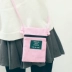 Vai nhỏ túi Messenger nữ điện thoại di động túi Messenger thời trang đơn giản vải giản dị túi nhỏ purse siêu lửa ins