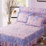 Bông đệm đơn mảnh chăn bông trải giường bao gồm bốn bộ 1,51,8 m cotton trải giường - Váy Petti ga giường viền ren