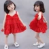 Quần áo trẻ em cô gái ăn mặc 2018 mùa hè trẻ em Hàn Quốc ăn mặc váy 1 mới 2 bé 3 công chúa váy 4 tuổi thủy triều váy thời trang cá tính bé gái Váy