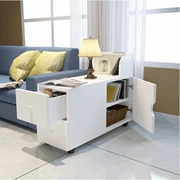 Gỗ rắn khách hiện đại nhỏ gọn phòng bàn cà phê bên sofa tủ nhà hàng khác side bàn cà phê nhỏ các bản ghi bảng khác