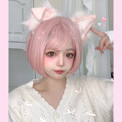 taobao agent [Cheese Cat] Simulation Beast Cat Cat Beast Mother Folding Ears Ling Nabel tabby cat lolita headwear hair hoop