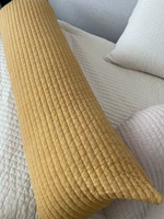 Длинная подушка карамельная цвет
