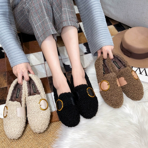 Зимняя флисовая обувь на платформе, популярно в интернете, коллекция 2022, большой размер