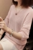 Xia Bing lụa áo len của phụ nữ tay áo t-shirt mùa hè lỏng hoang dã ngắn tay áo ngắn nửa tay áo năm điểm tay áo đáy áo