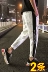 Mùa hè quần Harajuku phong cách chín quần nam Hàn Quốc phiên bản của các chân mỏng quần xu hướng bf cổng gió lỏng 9 điểm quần âu nam quần jeans nam Quần mỏng