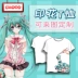 Hatsune Miku tùy biến T-shirt mùa hè ngắn tay hoạt hình dễ thương gió phim hoạt hình xung quanh phần tử thứ hai