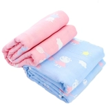 Детское квадратное хлопковое марлевое банное полотенце, летнее тонкое одеяло для новорожденных для детского сада
