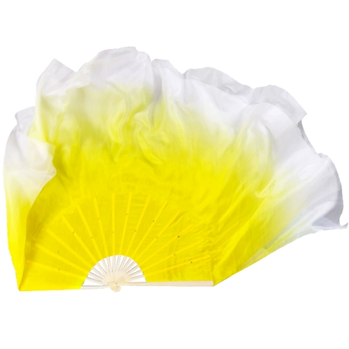 Настоящий шелк с двойным вентилятором танце