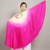 Fanuine Real Silk Fan Dance Fan Fan Fan Fan Fan Pended Fan Fan Fan Fan Fan Fan Fan Fan Fan Fan Silk Doubleded Gradient