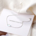 925 sterling bạc thả men vòng đeo tay nữ thời trang hoang dã Nhật Bản và phong cách Hàn Quốc dễ thương vòng đeo tay cá voi nhỏ màu xanh cá heo tay trang sức - Vòng đeo tay Clasp vòng tay cặp Vòng đeo tay Clasp