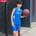Học sinh trong cậu bé lớn mùa hè cậu bé quần áo bóng rổ nhanh chóng làm khô quần áo chất béo cậu bé phù hợp với trẻ em vest quần short thể thao