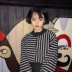 Hàn Quốc phiên bản của sự tương phản mới sọc màu khâu dài tay áo len phụ nữ retro bất thường khâu hoang dã áo khoác thủy triều sinh viên các kiểu áo vest nữ hàn quốc Áo len