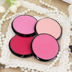 9.9 nhân dân tệ blush matte pearlescent blush powder rõ ràng nude trang điểm trang điểm công suất sửa chữa tự nhiên rosy lâu dài bảng má kryolan Blush / Cochineal