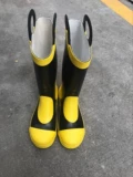 Бесплатная доставка пожарные туфли и дождевые ботинки 97 Fire Fight Water Boots Rescue Rescue Rubber Boots Стальная пластина дно анти -терронд спасение