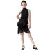 Trang phục Latin mới cho trẻ em nữ váy nhảy tua rua nữ mùa xuân và mùa hè biểu diễn thực hành váy khiêu vũ trang phục đặc biệt - Trang phục Trang phục