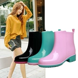 Rainwood Женская мода лето милые короткие цилиндры корейская взрослая вода обувь Студенческая водонепроницаем