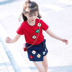Cô gái mùa hè ăn mặc 2018 mới thời trang phù hợp với 6 Hàn Quốc phiên bản 7 cô gái quần áo 8 trẻ em hai mảnh đặt 9 thủy triều 10-12 tuổi Phù hợp với trẻ em