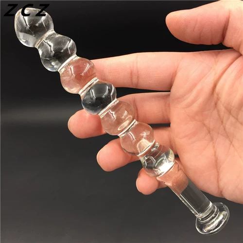 La Zhu Open Anal Expansion Gay Toy Crystal Glass Anal Plugc