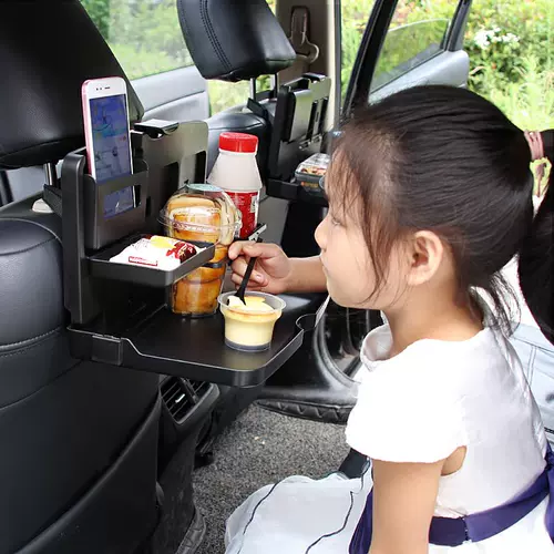 Обеденная тарелка для автомобиля, складная трубка для еды