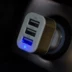 Sạc xe hơi Xe có một cho ba bật lửa USB Xe Apple Điện thoại di động Samsung Bộ sạc xe hơi thông minh 4.1A - Âm thanh xe hơi / Xe điện tử