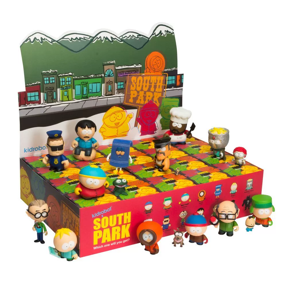Виниловая фигурка (Kidrobot) Southern Park 1-го поколения — Paradise Park / Fatty Kenny, ПВХ 6–7 см