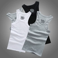 Nhà máy trực tiếp giá rẻ vest nam mùa hè kéo dài phần cotton thể dục thấm mồ hôi thể thao áo thun ba lỗ