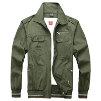 Летний топ армейского зеленого цвета с пятью карманами из чистого хлопка (на молнии)