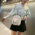 Ba lô nữ 2019 phiên bản Hàn Quốc mới của thời trang hoang dã siêu lửa đeo túi nhỏ du lịch ba lô mini - Ba lô